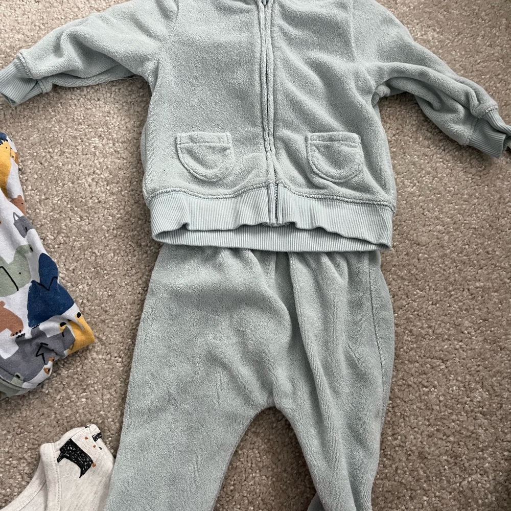 Kids Light Blue Tracksuit Set